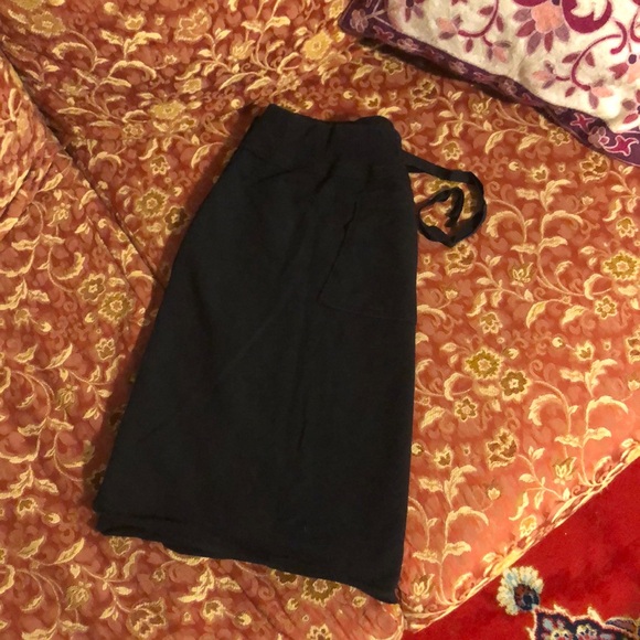 The Perfect Black Sweat-pant Skirt, 94% Cotton - Picture 5 of 8